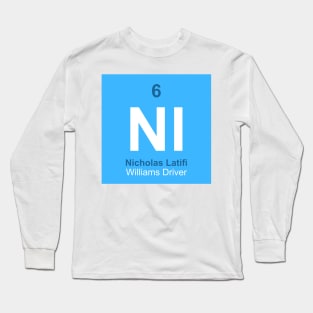 Nicholas Latifi Driver Element Long Sleeve T-Shirt